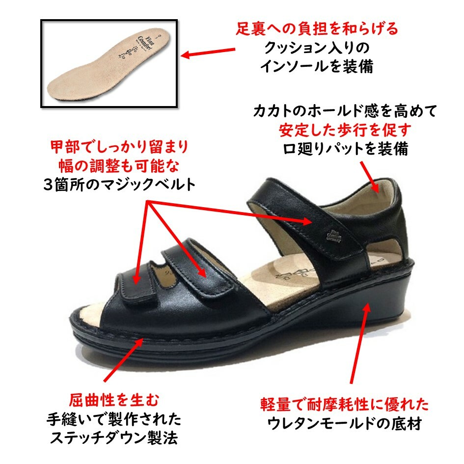 楽天市場】フィンコンフォート Finn Comfort レディース サンダル