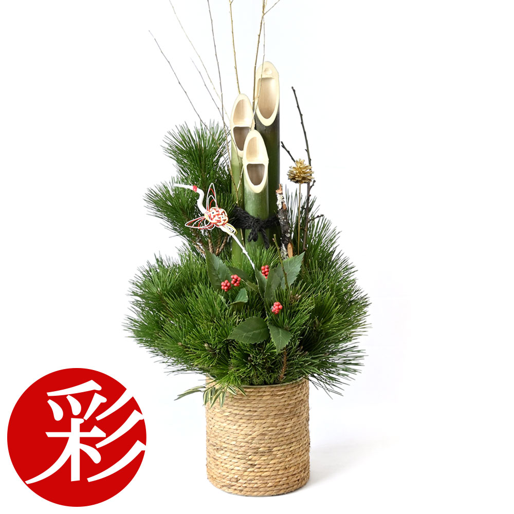 楽天市場】 門松 すべてハンドメイドの本格派 : 観葉植物の専門店 彩植健美