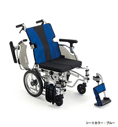 楽天市場】(ミキ) 車椅子 低床 モジュール MEF-14 介助式 座幅調節可能