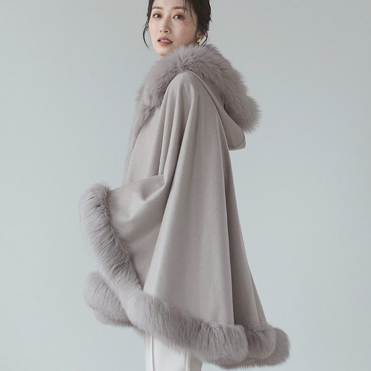 楽天市場】【10%offクーポン】カシミヤ ケープ レディース 秋 冬