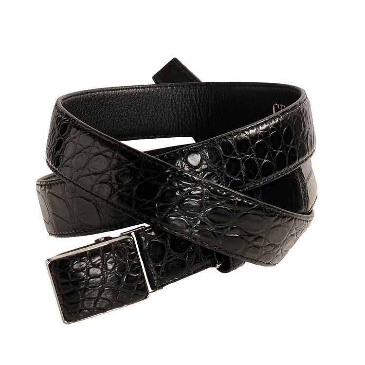 楽天市場】クロコダイル ベルト マット加工 30mm メンズ メンズベルト