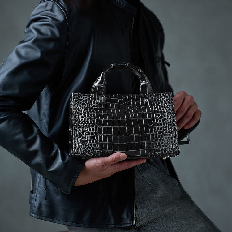 楽天市場】クロコダイル メンズ 2WAY ハンドバッグ 日本製 2WAY