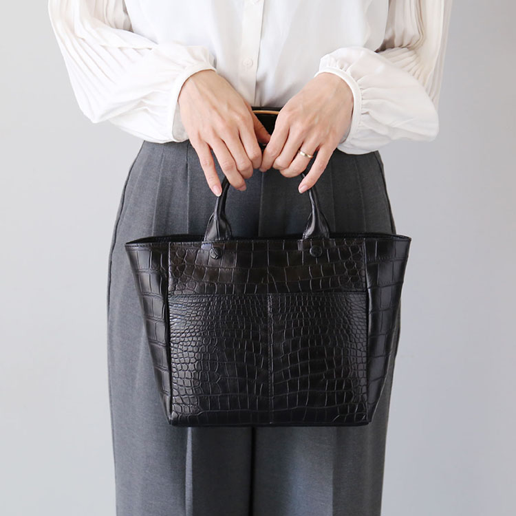 楽天市場】クロコダイル トートバッグ レディース マット ショルダー