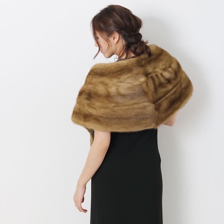 楽天市場】【訳あり】 パステルミンク ストール レディース ミンク