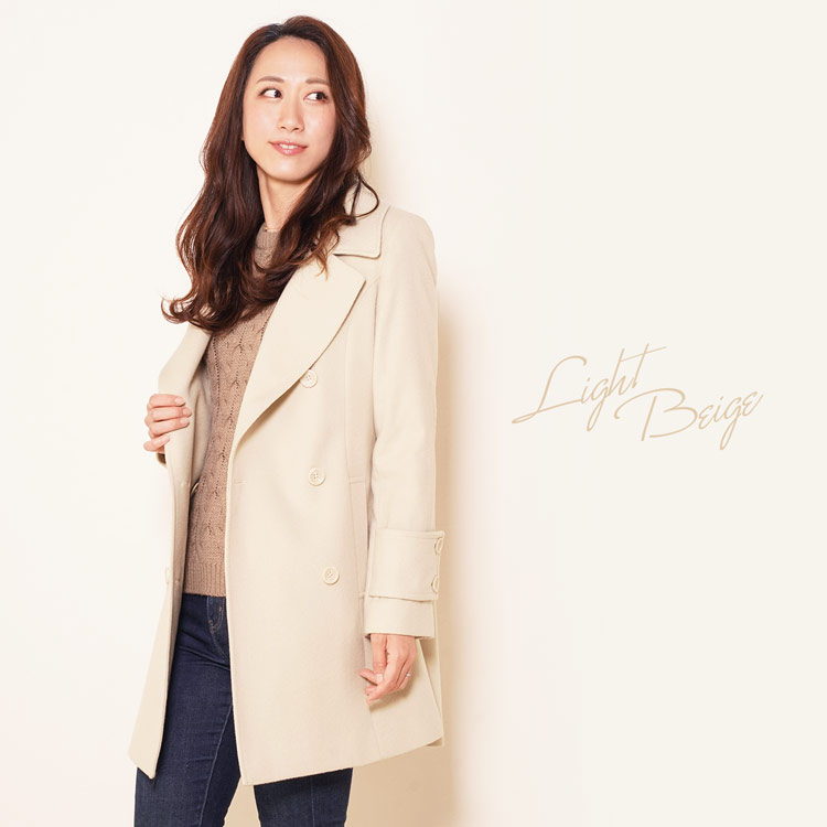 楽天市場】ピーコート レディース Pコート ダブル 秋 アウター