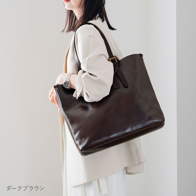 楽天市場】トートバッグ メンズ 大きめ a4 本革 日本製 牛革 HALEINE