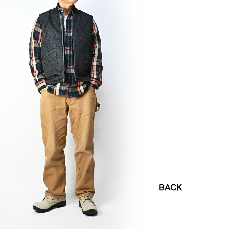 楽天市場】BARNS バーンズ ライトダック リバーシブル ベスト ジップ