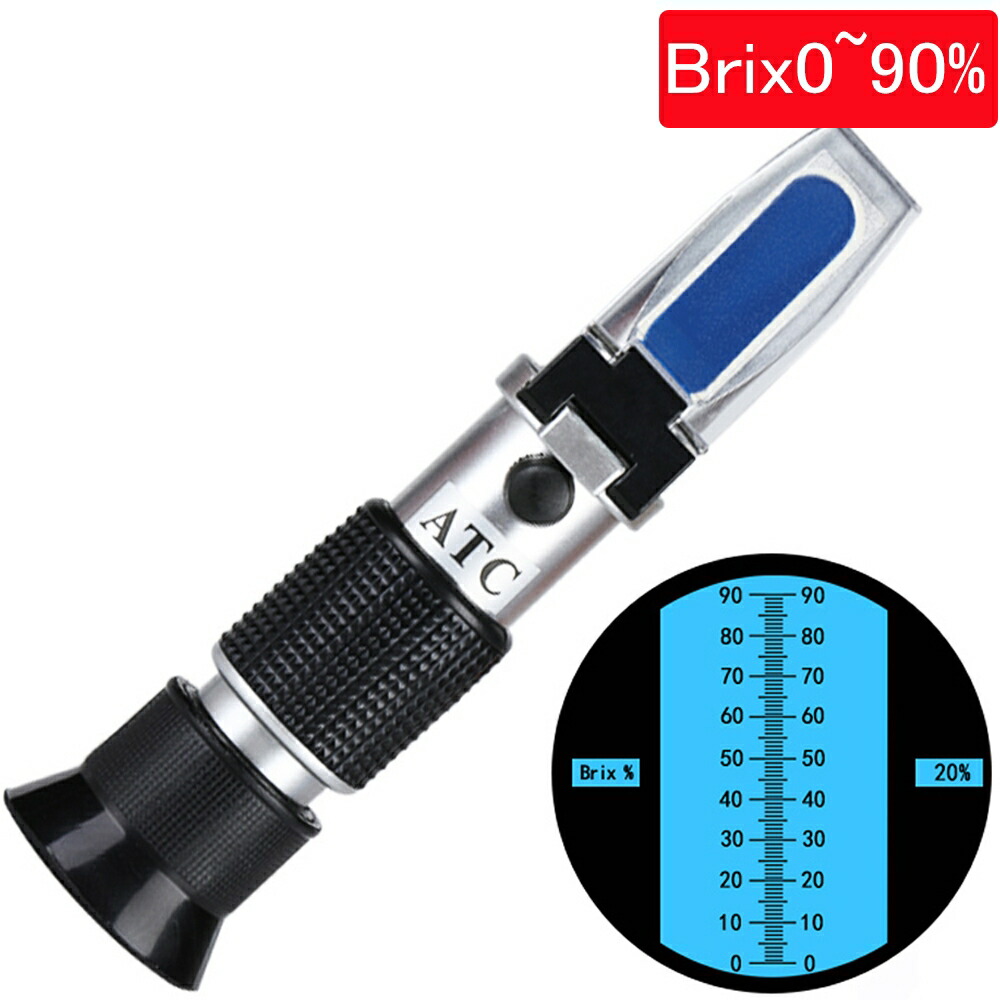 楽天市場】糖度計 Brix0~90% 手持屈折計 SANWA ハンディタイプ 糖度計