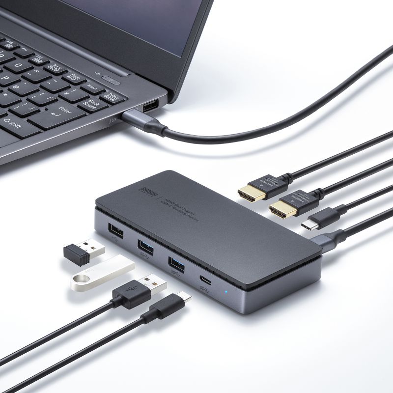 楽天市場】ドッキングステーション USB Type-C HDMI2つ LAN無し 4K