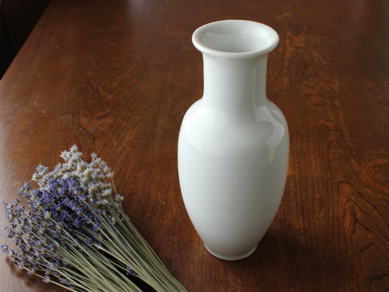 楽天市場】【アウトレット】サギ型花瓶・白 21cm / 白い花瓶 白無地