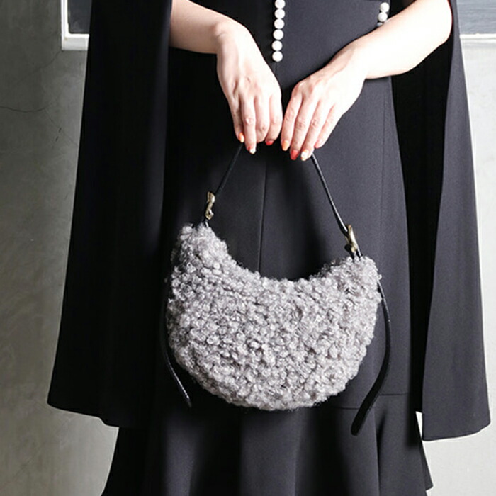 楽天市場】≪10％OFF≫ VIOLAd'ORO バッグ ELMO R グレー x ブラック