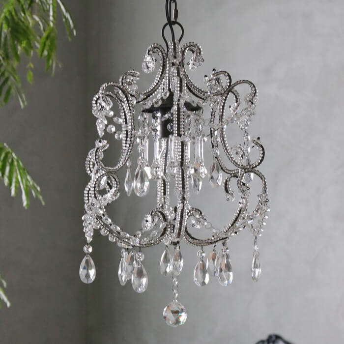 【専用】サラグレース シャンデリア 1灯Juliaシャビーグレー LED SGDシャンデリア3灯Stinaシャビーグレー - サラグレース