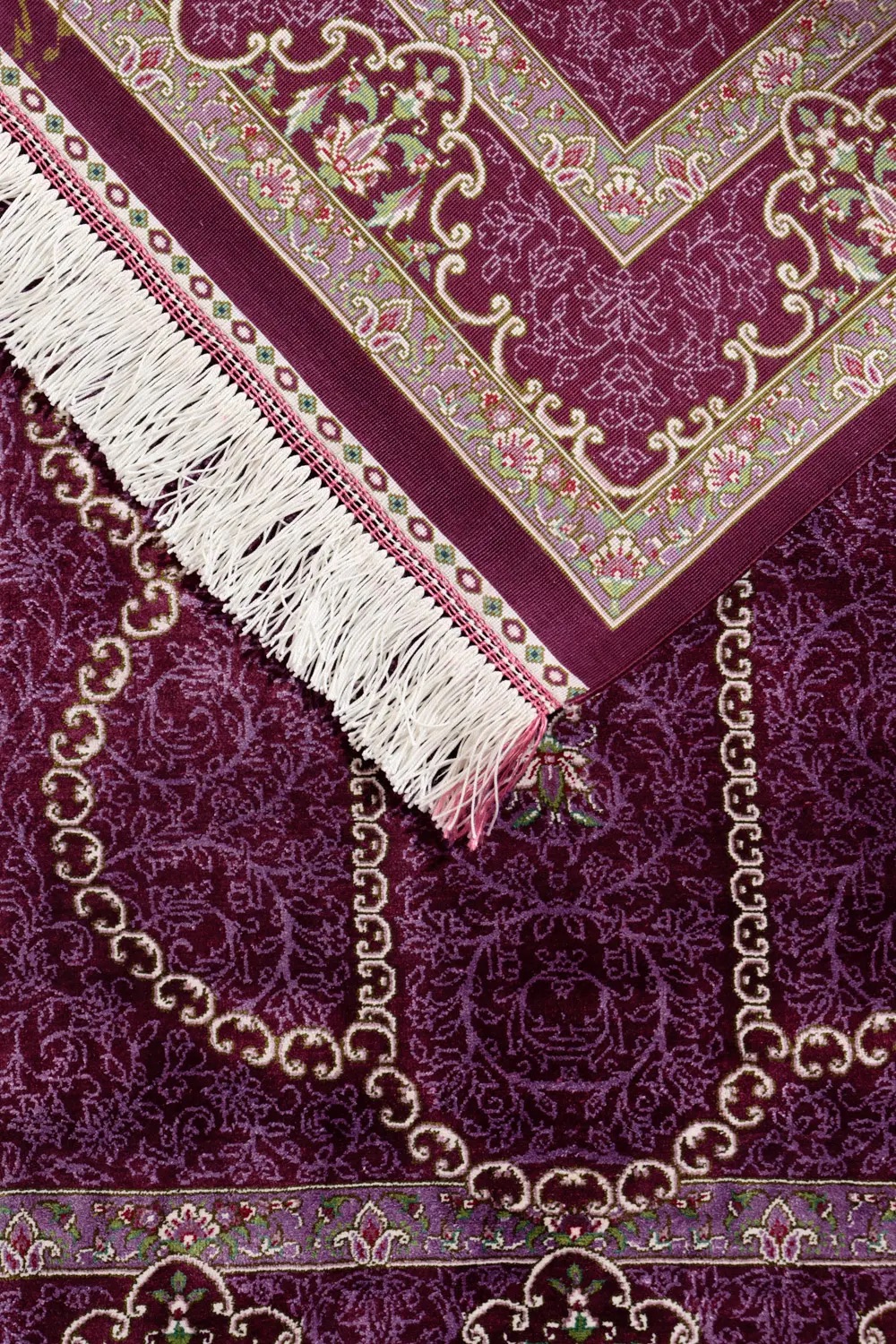 楽天市場】ペルシャ絨毯 クム産 ムサビ工房 シルク 約60cm x 95cm 玄関