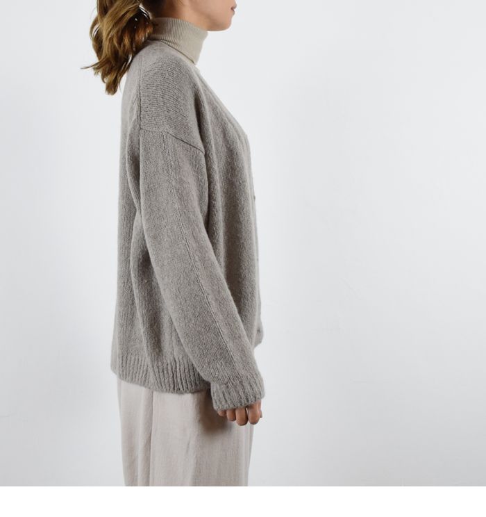 楽天市場】evam eva(エヴァムエヴァ)alpaca lily cardigan 4colormade