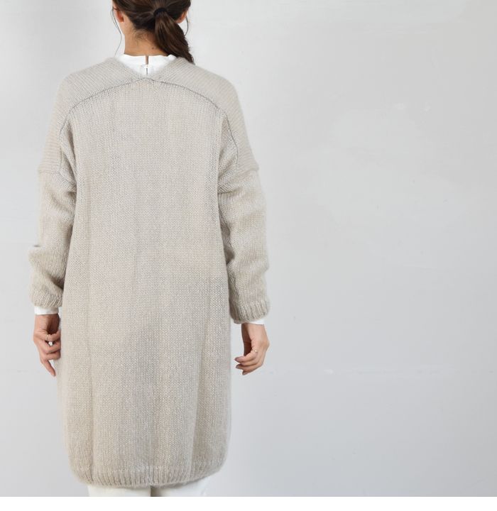 楽天市場】evam eva(エヴァムエヴァ)mohair silk robe 4colormade in