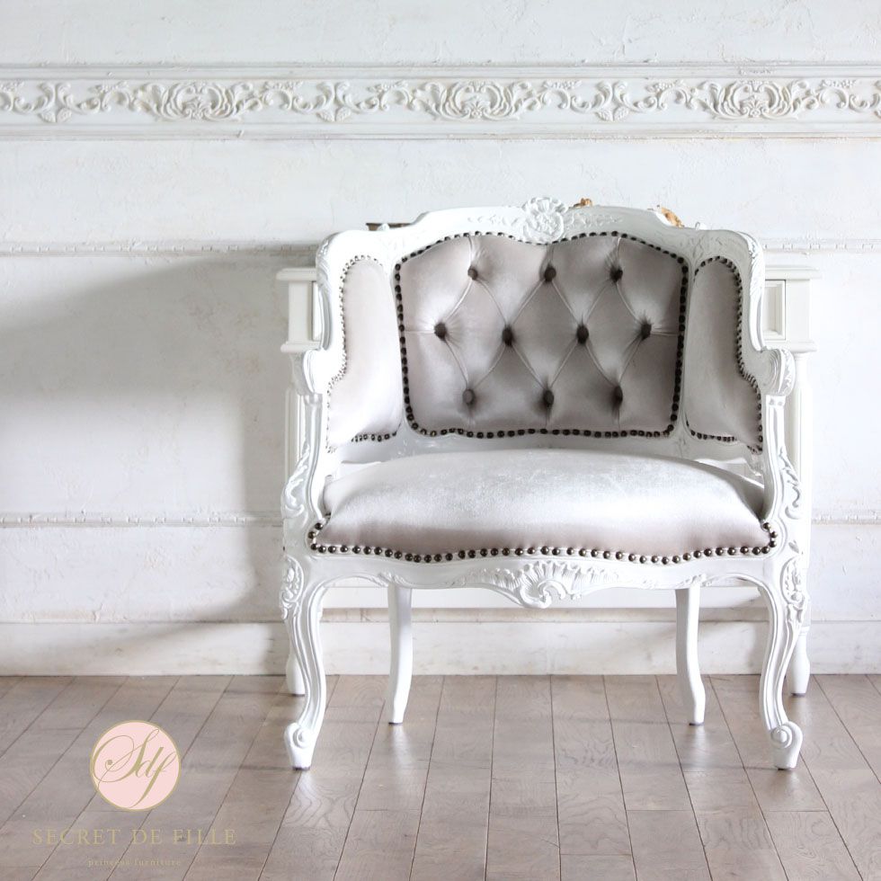 楽天市場】姫系 チェア アームチェア 1人掛け ソファ アンティーク