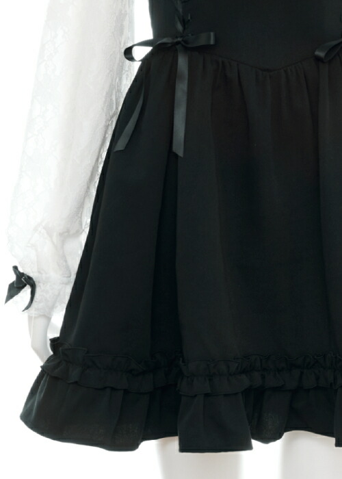 楽天市場】☆レース袖ウエストレースアップワンピース8/20 10:00