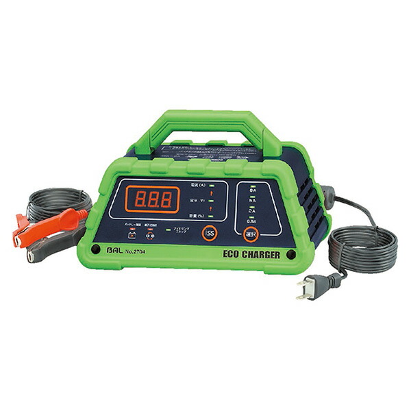 楽天市場】【即日出荷】大橋産業 BAL 12Vバッテリー専用充電器 ECO