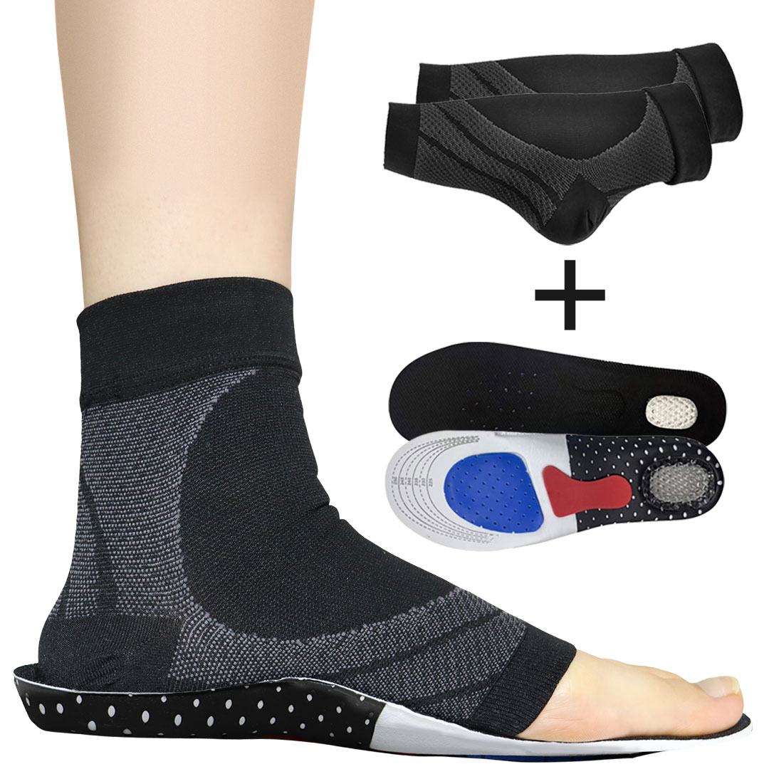 楽天市場】足底筋膜炎 インソール 衝撃吸収 足首サポーター 靴下