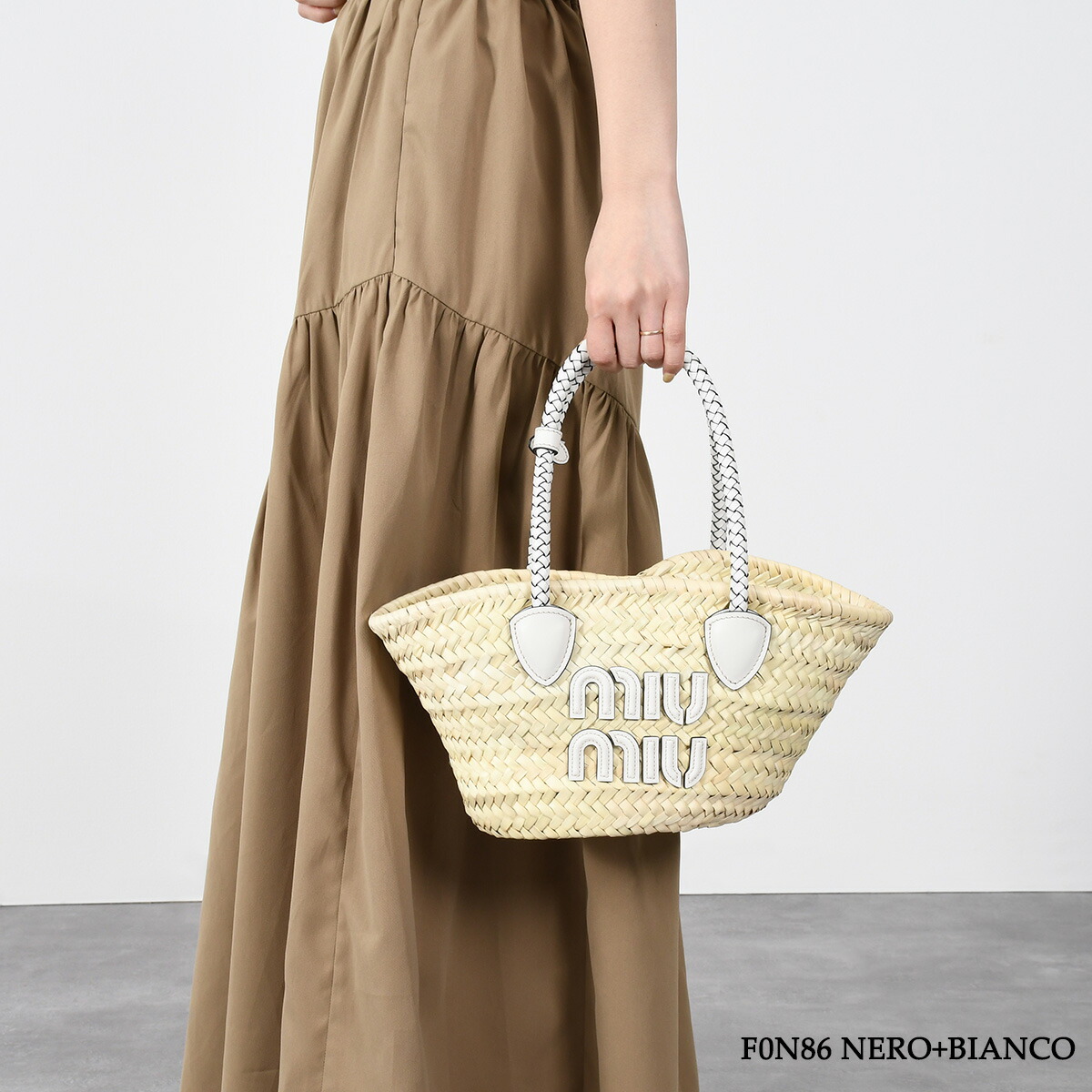 楽天市場】MIU MIU ミュウミュウ かごバッグ ハンドバッグ ショルダー