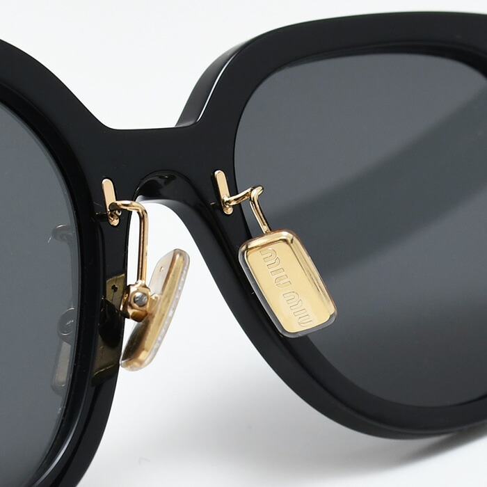 楽天市場】MIU MIU ミュウミュウ アイウェア ロゴ サングラス MU 01ZS