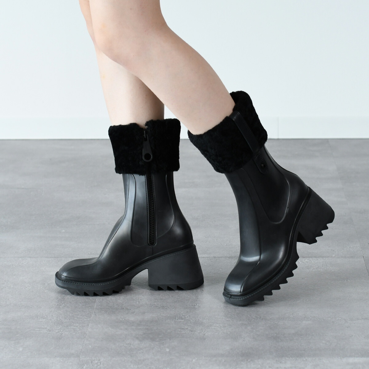 楽天市場】CHLOE クロエ ブーツ シューズ ベティ BETTY レインブーツ