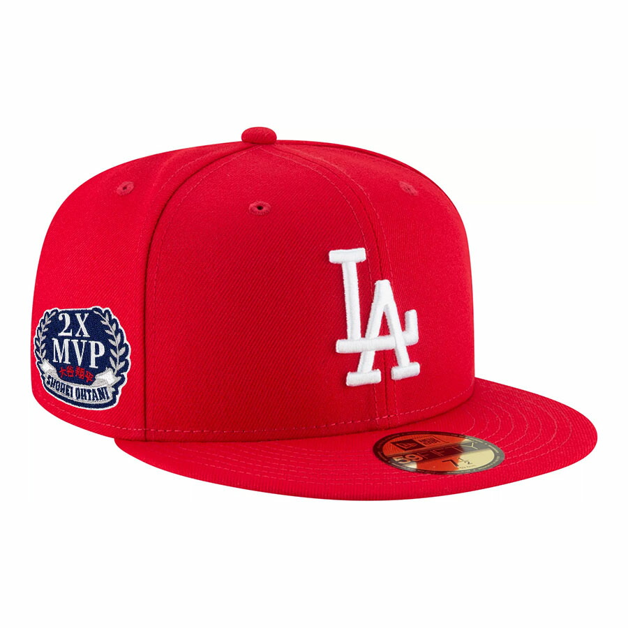 楽天市場】MLB 大谷翔平 ドジャース キャップ 2x MVPパッチ 59FIFTY