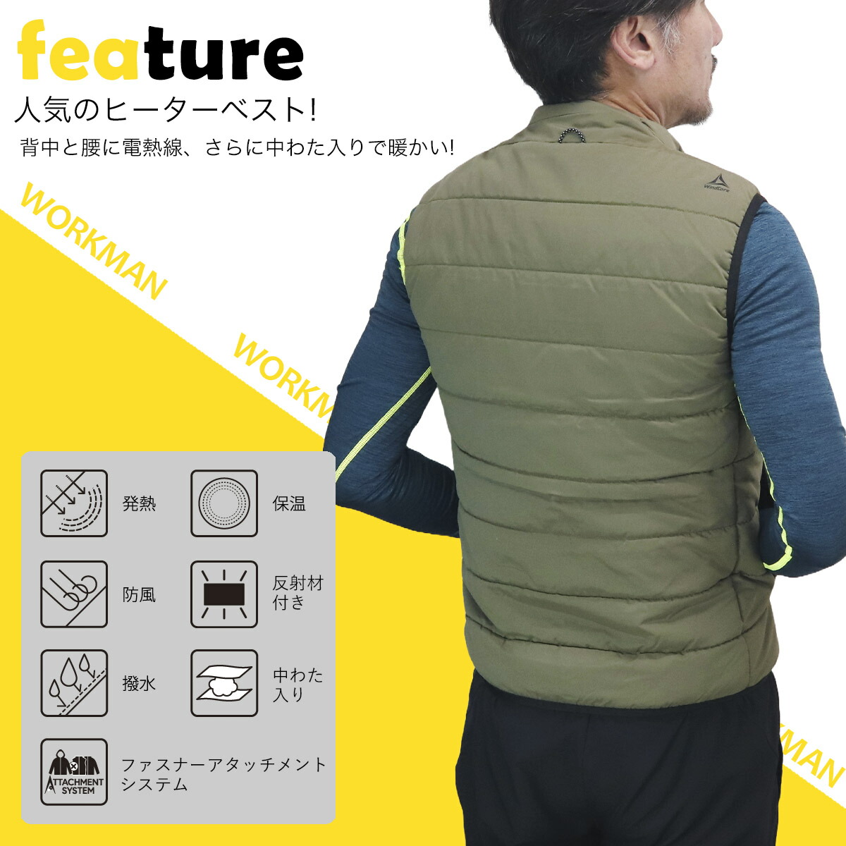 楽天市場】ワークマン レディース アウター ウィンドコアヒーター