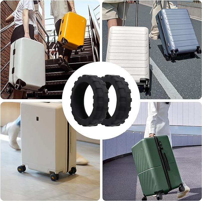 楽天市場】8個 スーツケース キャスターカバー キャリーケース 車輪