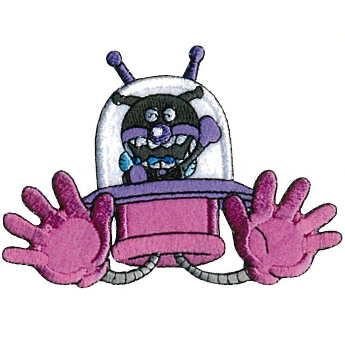 楽天市場】ばいきんまん・バイキンUFO アンパンマン乗り物ワッペン