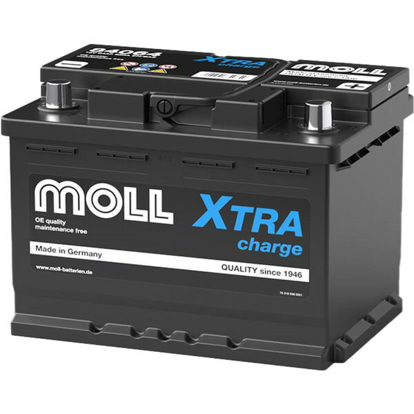 楽天市場】MOLL モル84064欧州車用バッテリー MOLL X-TRA charge
