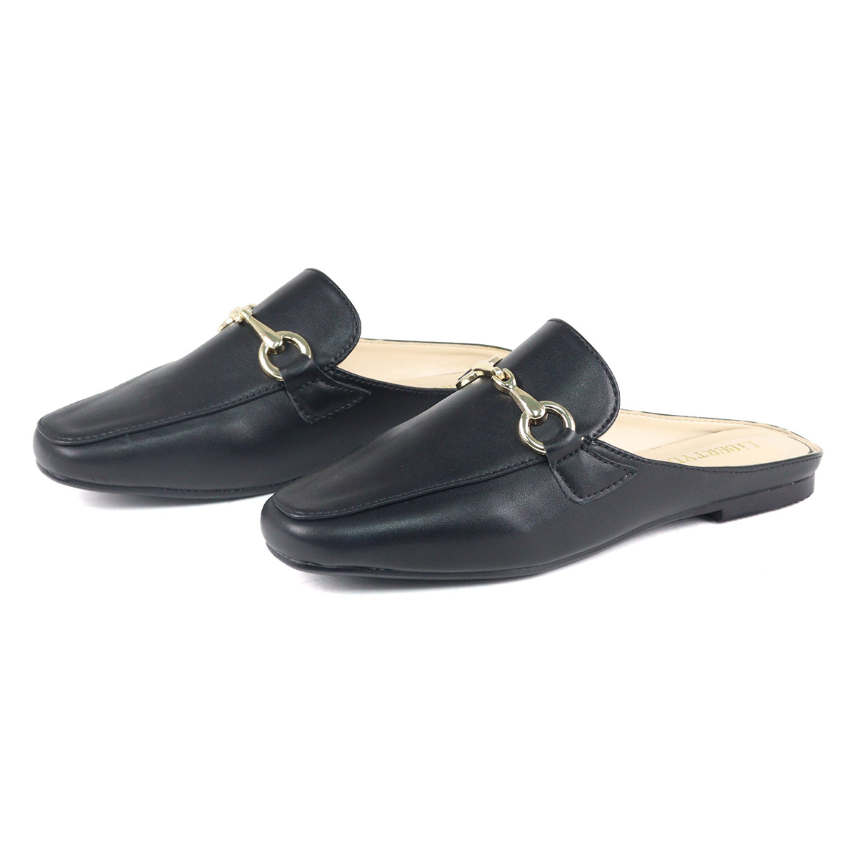 楽天市場】ローファー ミュール レディース ローヒール ビット かかと