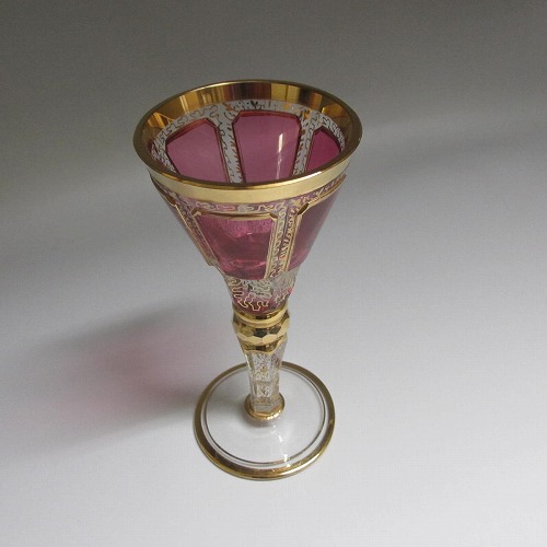 楽天市場】☆ボヘミアガラス エーゲルマン パネルグラス リキュール