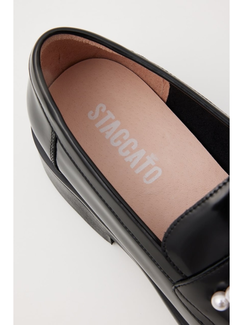 楽天市場】【SALE／50%OFF】ミニマルパールローファー STACCATO