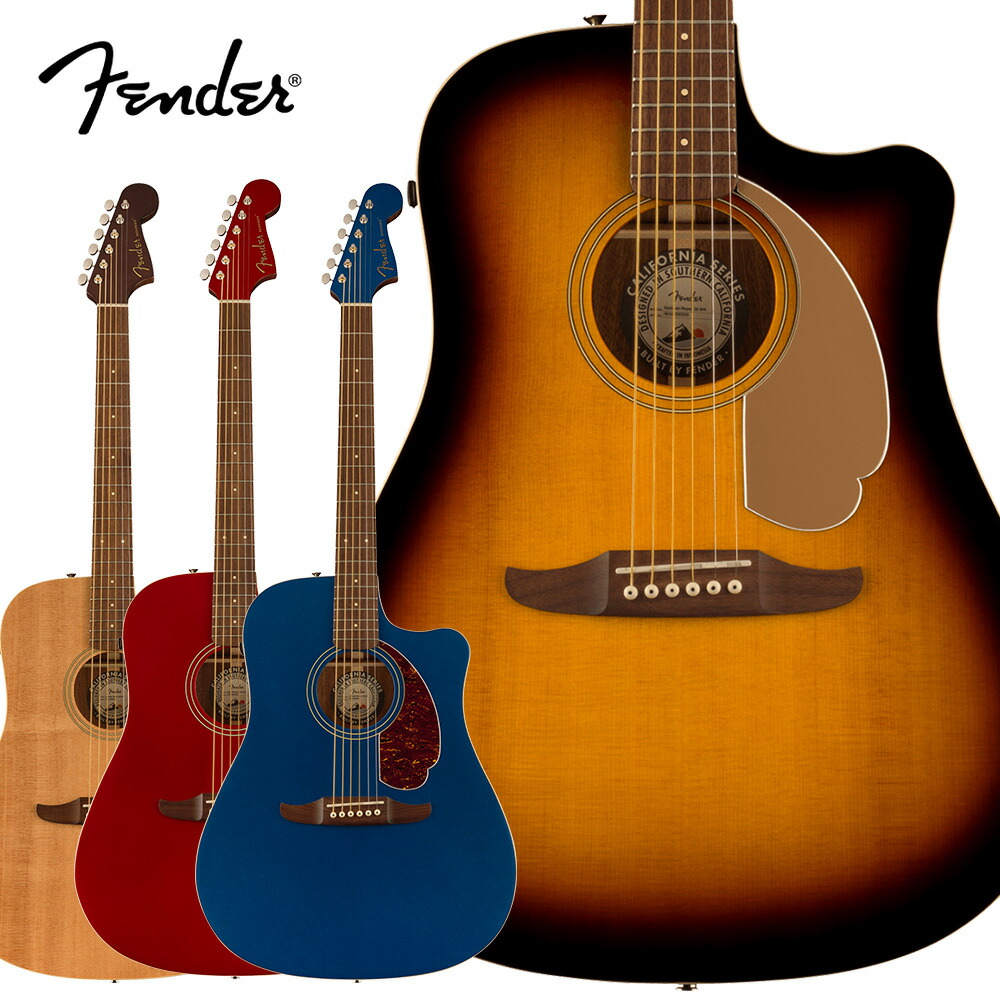 楽天市場】Fender Redondo Player エレアコギター トップ単板