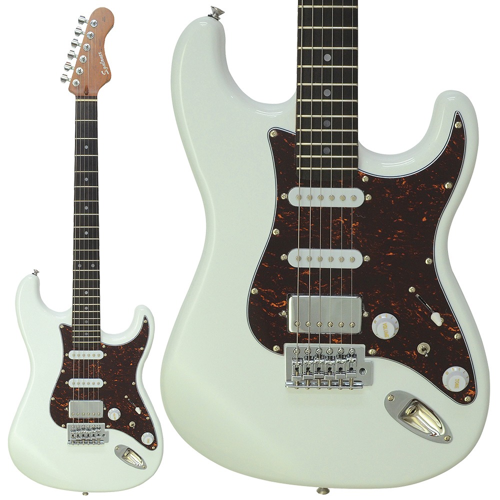 楽天市場】エレキギター 初心者オススメS.Galaner GuitarSST-PRO WH