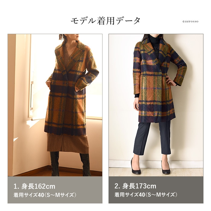 楽天市場】イタリア製 チェスターコート ダブル レディース コート