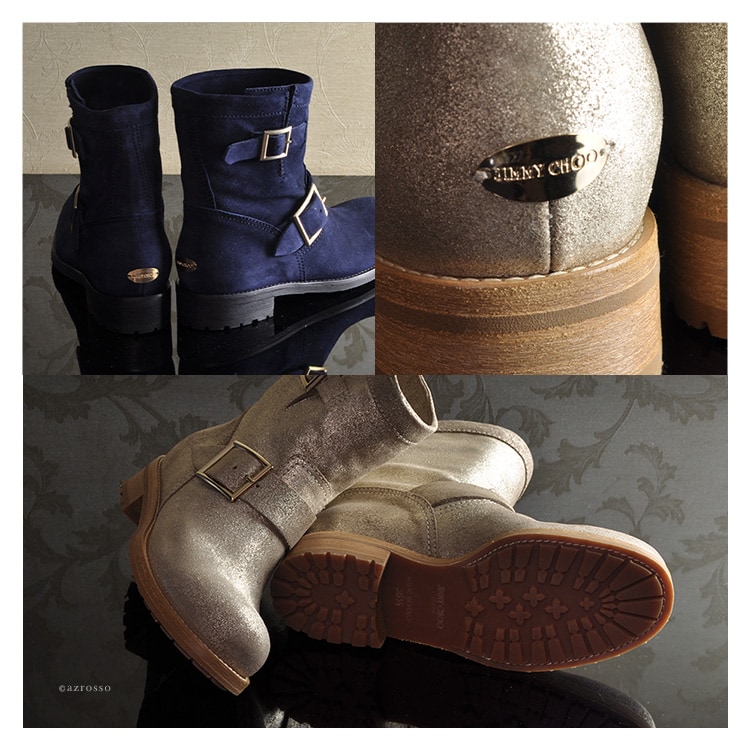 楽天市場】イタリア製 スエード ブーツ Jimmy Choo ショート ブーツ