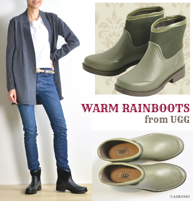 楽天市場】UGG レインブーツ ショート丈 アンクル レディース ブーツ