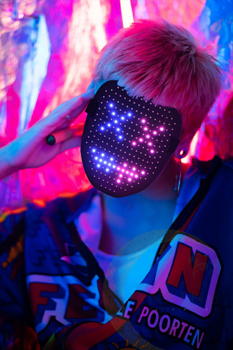 楽天市場】光るマスク LEDマスク 発光マスク ジェスチャーセンシング