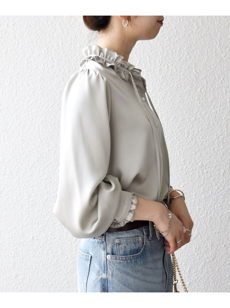 楽天市場】《一部追加予約》SHIPS any:＜洗濯機可能＞サテン フリル