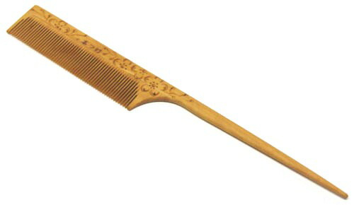 楽天市場】天然素材 本つげ櫛 柘植くし椿油仕上げ つげ櫛木彫り セット