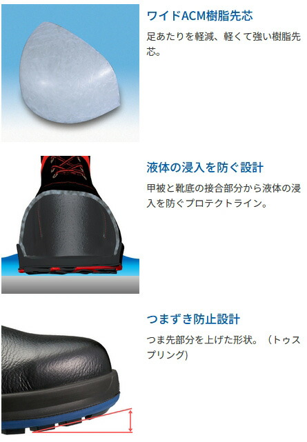 楽天市場】シモン安全靴 SF44 黒 【23.5〜28.0cm】 未体験の履き心地