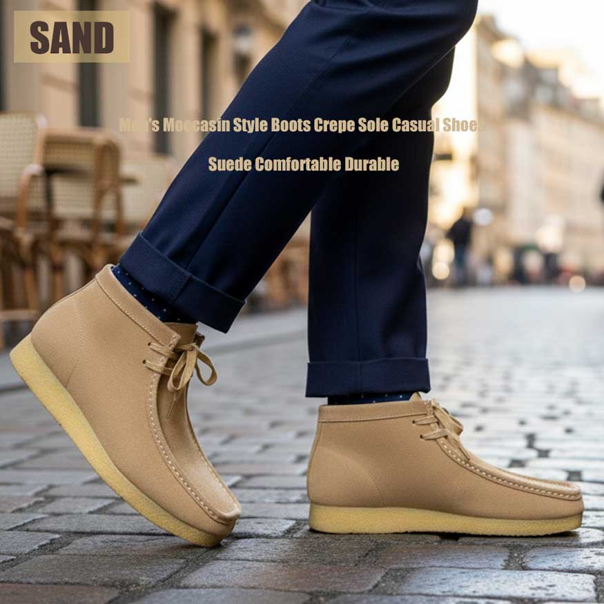 楽天市場】ブーツ メンズ カジュアル ワラビーブーツ デザートブーツ
