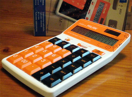 楽天市場】☆ミラン-/MILAN/デジタルカリキュレーター12桁キュートな色