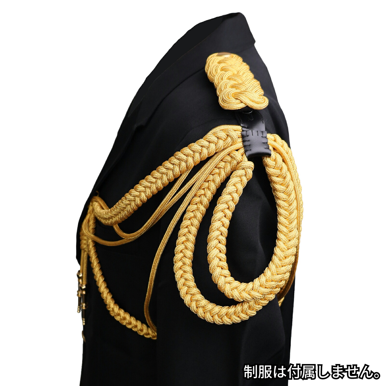 楽天市場】消防金糸レニヤード金具付 飾り緒 肩章セット 消防 消防団