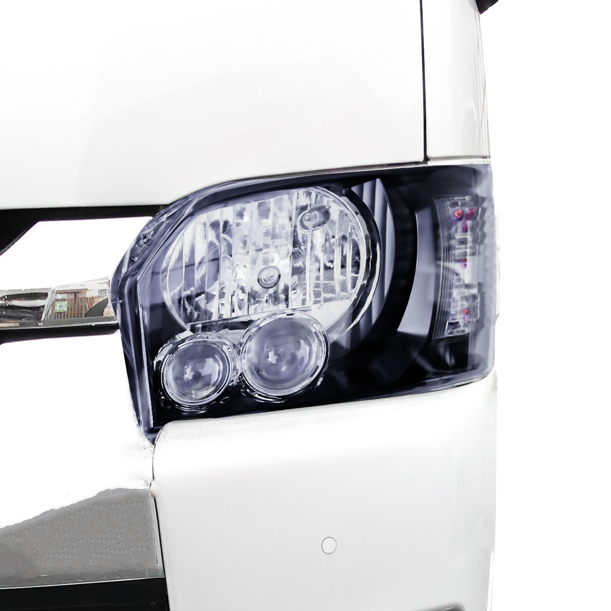 楽天市場】ハイエース 200系 4型 5型 6型 7型 LEDヘッドライト