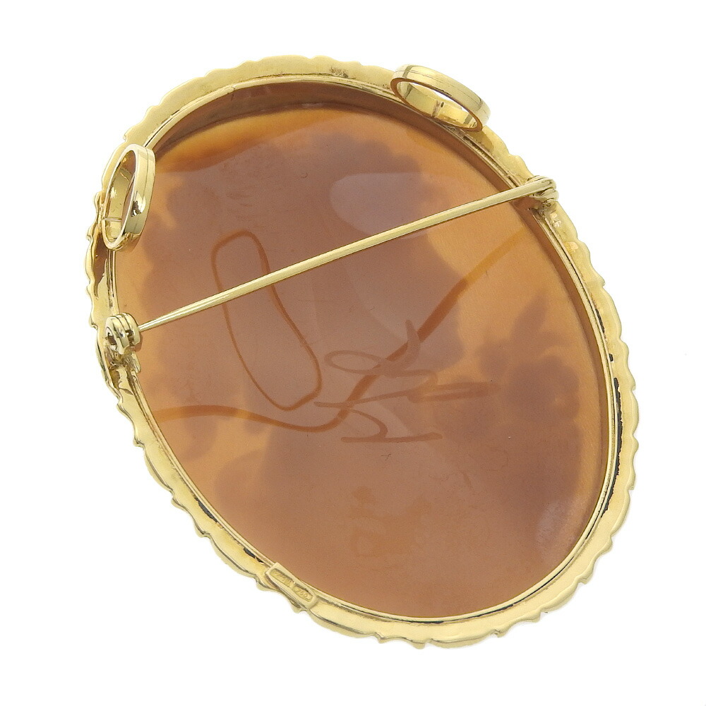 楽天市場】【本物保証】 鑑付 超美品 シェルカメオ ペンダント付