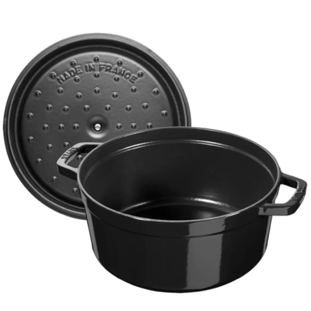 楽天市場】ストウブ ココット ラウンド 20cm シャイニーブラック 両手