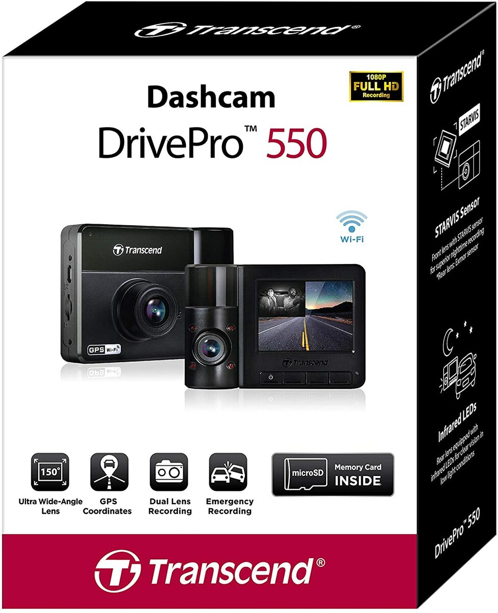 楽天市場】Transcend トランセンド ドライブレコーダー DrivePro 550B